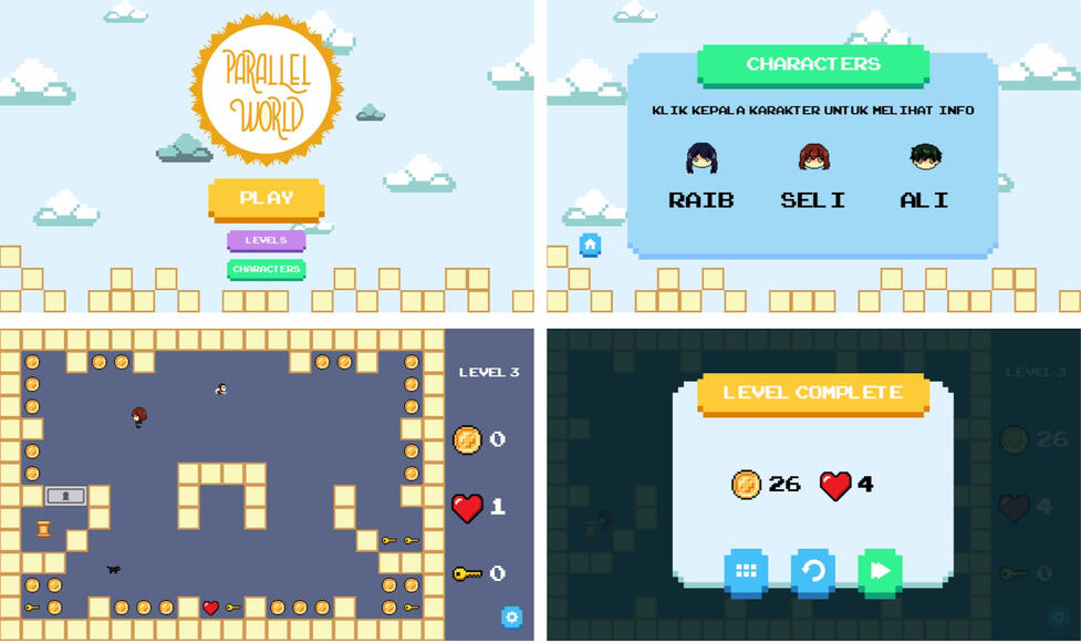 Parallel World - rpg game made with Construct 2